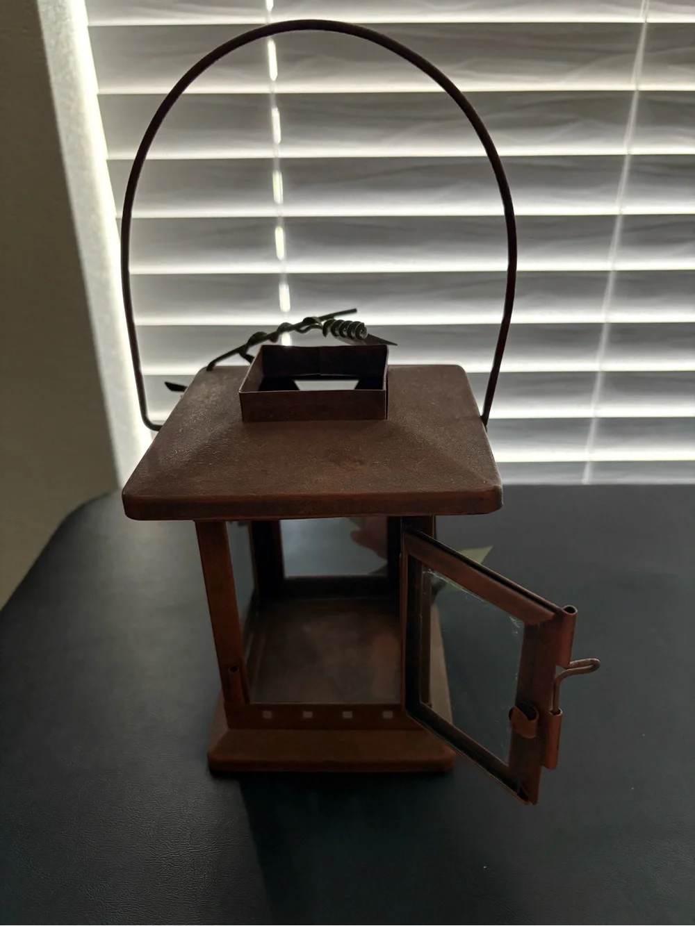 Rustic Green Hummingbird Lantern - Pets Reptile Decor